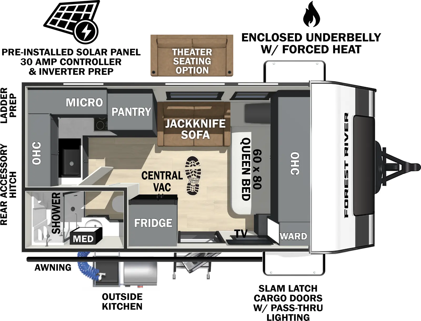 Ibex 16MRJ Floorplan